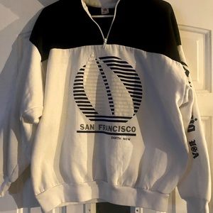 Vintage 80s/90s San Francisco Quarter Zip Sweatshirt
